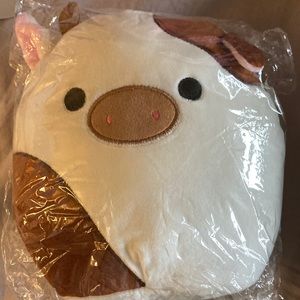 Adorable Cow Plush Pillow